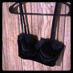 Victoria’s Secret velvet lace bra